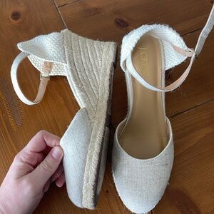 J Crew Wedge Espadrilles